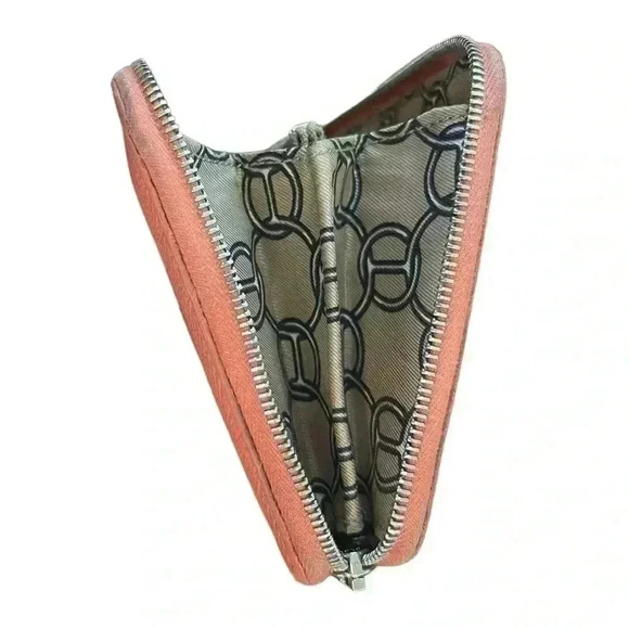 💐HERMES💐2014 Rose Silk'In Classique Long Wallet - Picture 9 of 15